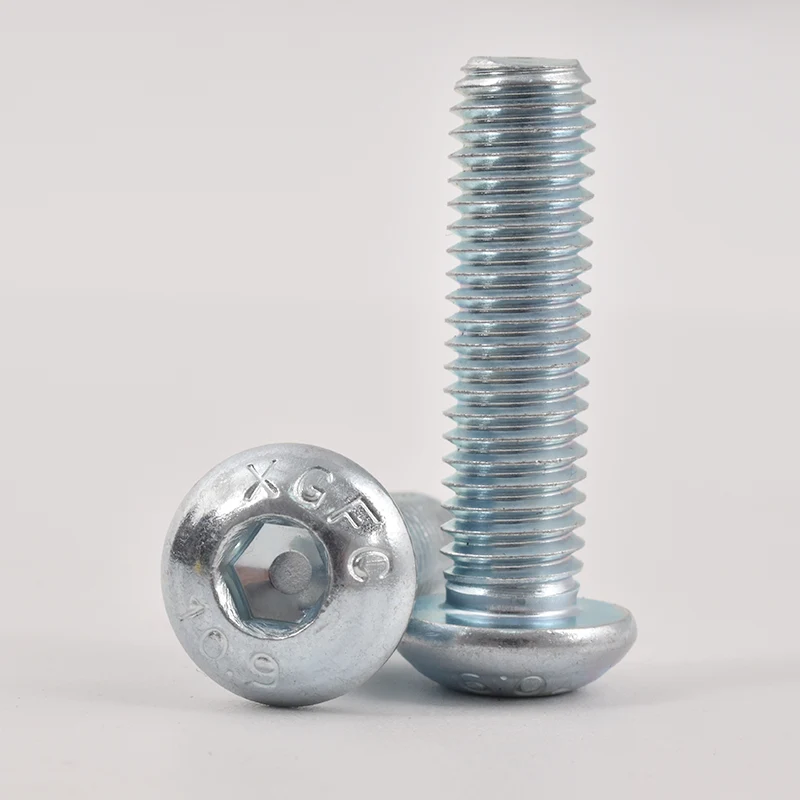 galvanized hex socket ခလုတ် ဦး ခေါင်း screw နှစ်ခု