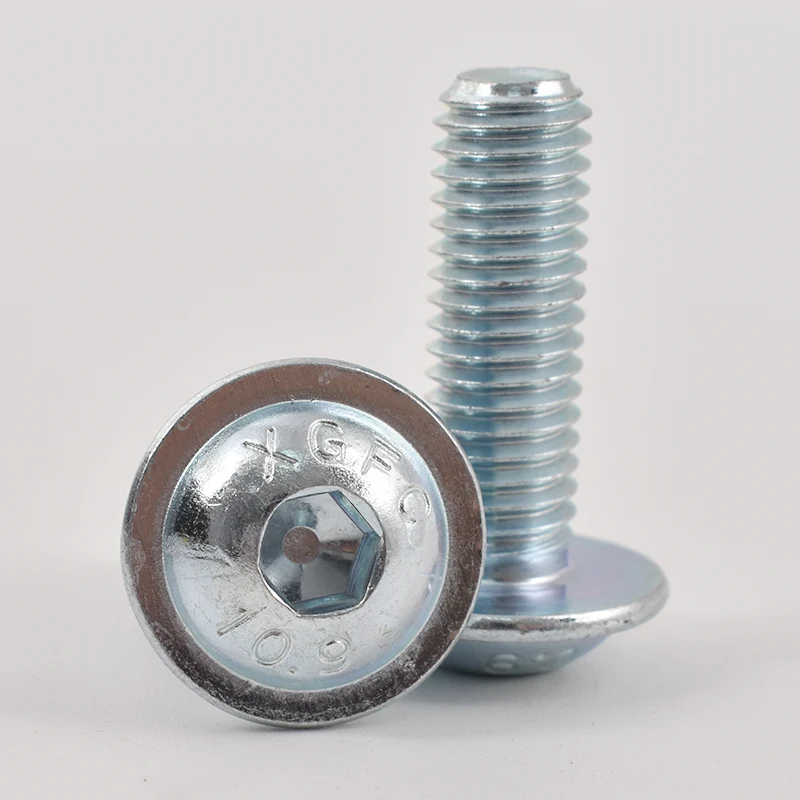 ကော်လာနှင့်အတူ galvanized hex socket ခလုတ်ကို