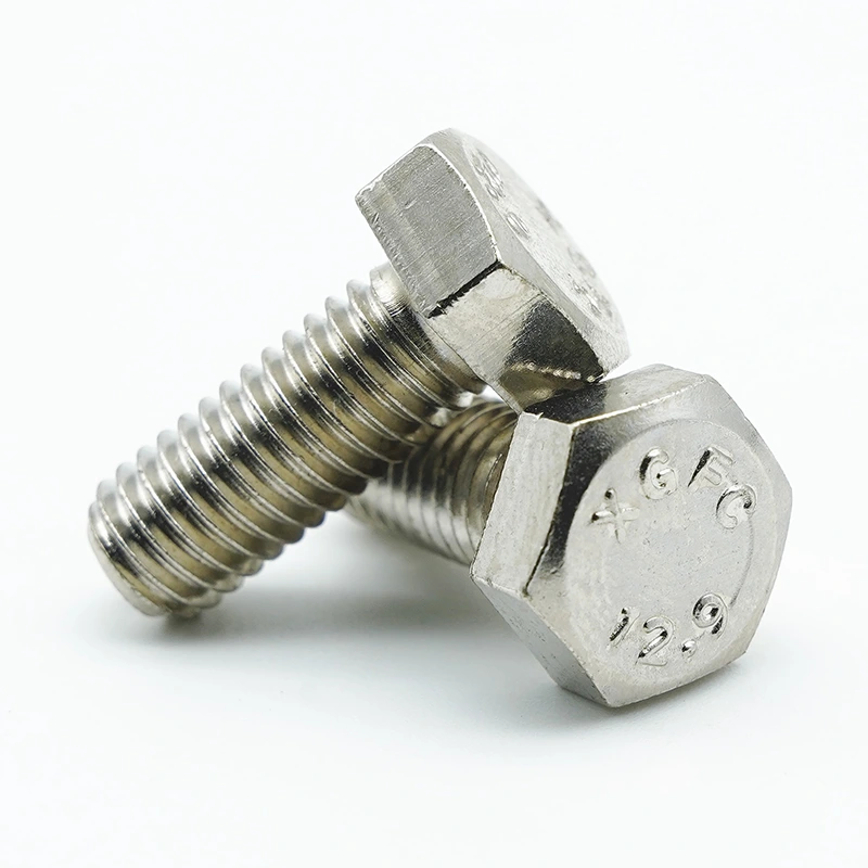 Nickel-plated Hex Head Bolts