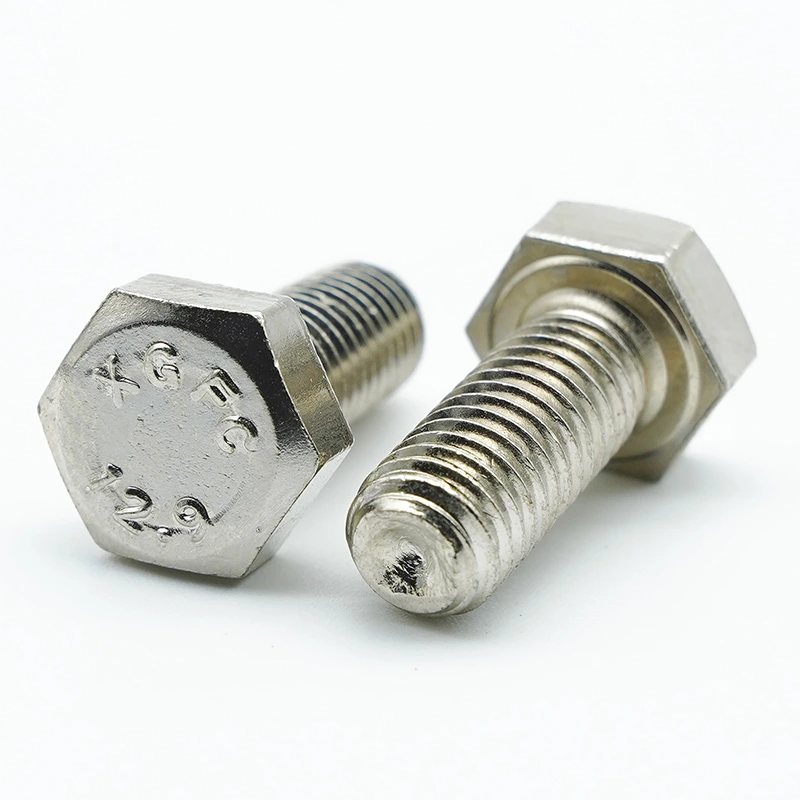 Nickel-plated Hex Head Bolts