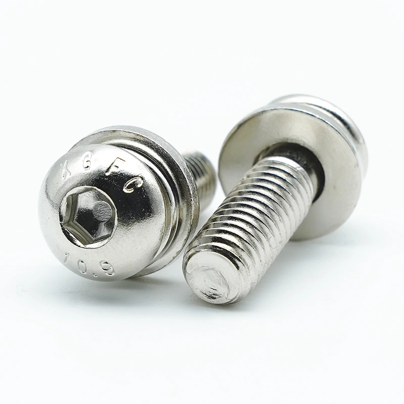 Nickel-plated Hex Socket Button Head Combination Screws