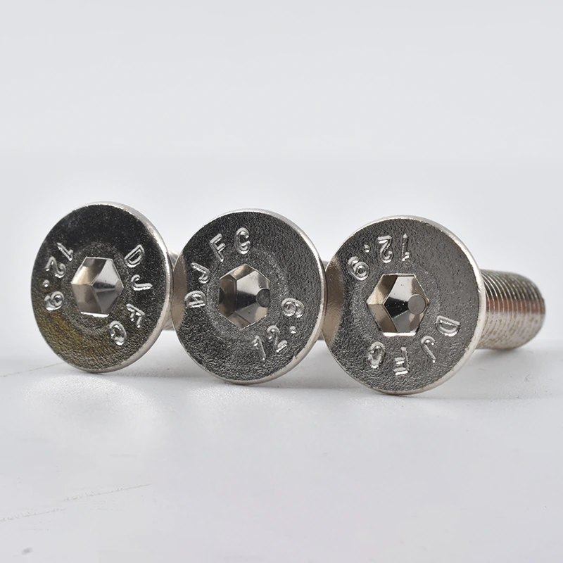 Nickel-plated Hex Socket Countersunk Head Cap Screws