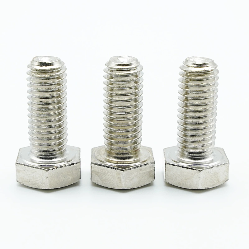 Nickel-plated Hex Head Bolts