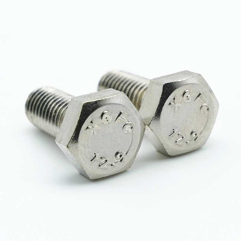 Nickel-plated Hex Head Bolts