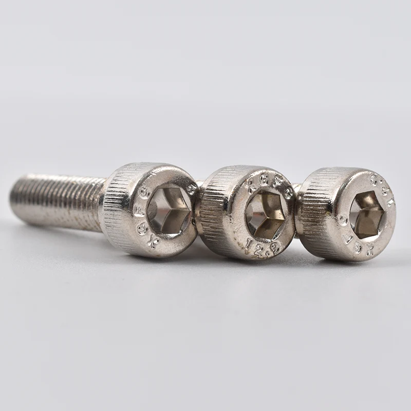 Nickel-plated Hex Socket Head Cap Screws