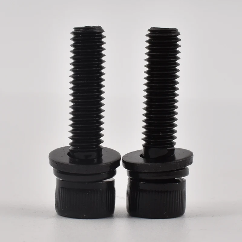 Black oxide Hex Socket Cap Head Combination Screws